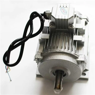 0,75 kW silberner dreiphasiger Lüftermotor