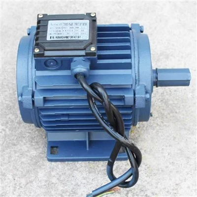 1,1 kW dunkelblauer dreiphasiger Lüftermotor